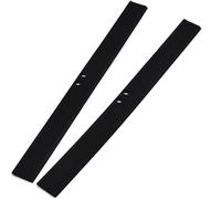 2 Pièces Silicone Raclette Vitre,Bande de Remplacement D'essuie-Glace,Bandes de Grattoir pour Vitres Remplaçables 25 CM,Accessoires de Nettoyage de Remplacement Raclettes (Noir)