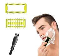 2 Pièces Skin Guard, Body Comb, Peigne à Chaumes, Peigne de Guidage avec étui pour Lame Rasoir, pour Sabot, Convient Aux Rasoirs QP25XX/QP65XX/QP26XX/QP66XX