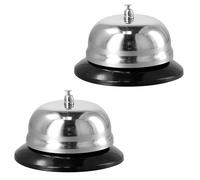 2 Pièces Sonnette de Table, Cloche de Service, Cloche de Comptoir, Sonnette de Bureau pour Restaurants, Cuisines, Hôtels, Bars, Comptoir