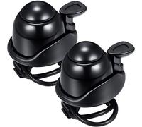 2 Pièces Sonnette de Vélo Cloche de Vélo Réglable de Vélo Cloche Aluminium Cloche de Bicyclette Klaxon de Sonnerie avec Son Fort Mini Cloche de Vélo pour Adultes Enfants Vélo de Route Vélo de Sport