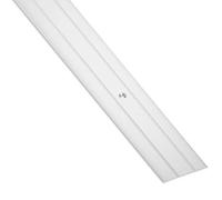 2 pièces SOTECH Profilé de transition Cross Aluminium Rail de finition pour seuil de porte Rail de transition stratifié Largeur 37 mm Aluminium argent anodisé Profilé 100 cm