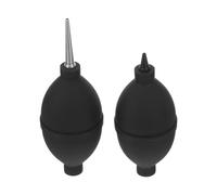 2 Pièces Souffleur d'air de Nettoyage, Noir, Métal | Usage Maison et Bureau, Embout de Précision, Aspiration Unidirectionnelle, Nettoyage Profond