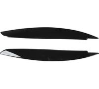 2 pièces sourcil de phares avant gauche droite couverture de la paupière de lumière pour la série 1 E81 E82 E87 E88 2006 à 2013