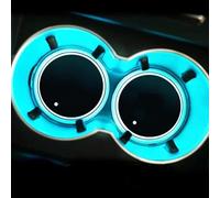 2 Pièces sous-Verres Étanches 7 Couleurs Lumière Luminescente Tasse Pad LED Porte-gobelet Lumières pour Alfa Romeo 159 147 156 Giulia Giulietta Mito GT Stelvio Sportiva Brera Accessoires