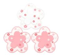 2 Pièces sous-Verres Sakura Fleur de Cerisier,PVC Lavable Dessous de Verre à Motifs Floraux Roses et Blancs, Dessous de Tasse Kawaii pour café et thé, décoratifs pour Maison, Bureau et fêtes