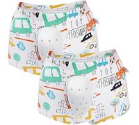 2 pièces Sous-vêtement Post Circoncision pour Enfants, Culotte de Protection Circoncision, Boxer Respirant pour Garçons, Slip de Convalescence Homme, pour Confort Post-op(White,M-Medium)