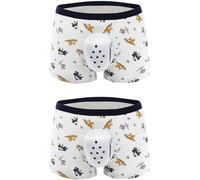 2 Pièces Sous-vêtement Post Circoncision Respirant pour Enfants Culotte de Protection Circoncision Boxer de Convalescence Garçon Pantalon de Rétablissement après Chirurgie(Yellow,M-Medium)
