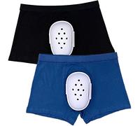 2 Pièces Sous-vêtement Post Circoncision Respirant pour Enfants Culotte de Protection Circoncision Boxer de Convalescence Garçon Pantalon de Rétablissement après Chirurgie(B,XL-XLarge)