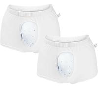 2 Pièces Sous-vêtement Post Circoncision Respirant pour Enfants Culotte de Protection Circoncision Boxer de Convalescence Garçon Pantalon de Rétablissement après Chirurgie(White,2xl)