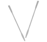 2 Pièces Spatule de Laboratoire Double Extrémité, Mini | Pointe Aiguille et Bout Plat, Surface Lisse Antiadhérente, pour Poudres, Cristaux et Pesée