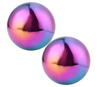2 Pièces Sphère Métallique Décorative Ronde 201