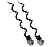 2 Pièces Spirale de Rechange en Métal, Embout Noir | Pièce pour Ouvre-bouteille de Serveur, Remplace L’élément Abîmé, Usage en Bar et Dégustation