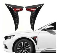 2 Pièces Spoiler d'aile Latérale pour VW Scirocco III 2008-2014, Décoration de Grille d'entrée d'air, Garniture de Flux d'air de Requin,Red