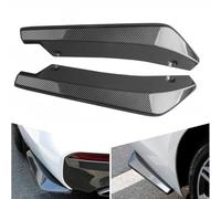 2 Pièces Spoiler Pare-Chocs Arrière, pour Porsche Taycan Cross Turismo (Y1A) 2021-2023 2024 2025 Voiture Pare-Chocs Arrière Diffuseur Protection Anti-Rayures Aileron Voiture,Carbon Black