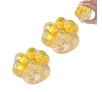 2 Pièces Squishy Patte Géante, Jouet Patte De Chat Anti Stress Patte Squishy - Jouets De Pincement D'ornement De Bureau Scouchi, Jouets FuFu Patte de Chat Cadeau Mignon Anniversaire Fête ou Noël Jouet
