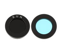 2 pièces Standard 1.25 pouces couleur filtres ensemble pour télescope oculaire-noir bleu, pour lune planète lunaire Observation planétaire