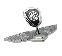 2 Pièces Stickers Voiture pour MG 3 Design 2018, Adhésifs Imperméables et Amovibles Idée Cadeau pour Automobilistes,Silver black-B