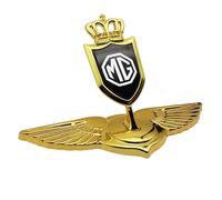 2 Pièces Stickers Voiture pour MG MG3 2013-2018 2019 2020 2021 2022 2023 2024, Adhésifs Imperméables et Amovibles Idée Cadeau pour Automobilistes,Gold black-C