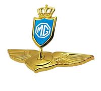 2 Pièces Stickers Voiture pour MG ZS ZS Hybrid, Adhésifs Imperméables et Amovibles Idée Cadeau pour Automobilistes,Gold blue-C