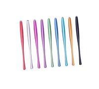 2 Pièces Stylet Tactile Capacitif avec Embouts de Fibre pour Écriture Smartphone Couleurs Mélangées