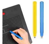 2 Pièces Stylo à Dessin Magnétique, Magnétiques Stylos, Stylos Magnétique pour Ardoises de Gribouillage Stylo, Stylet de Remplacement Stylo à Dessin Magnétique pour Enfants Planche à Dessin