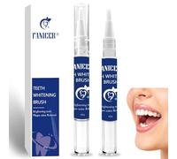 2 pièces Stylo de blanchiment des dents, Nettoie et blanchit les dents, Blanchiment Rapide, élimination efficace des taches, Blanchiment des Dents