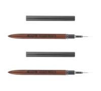 2 Pièces Stylo de Précision pour Nail Art, Pointe Fine | Outil de Dessin pour Manucure Professionnelle, Résistant à Déformation, pour Salon, Accessoire de Peinture