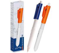 2 pièces stylo pistolet à eau en plastique portable stylos rétractables de recharge amusants avec arroseur stylos drôles à double usage pour écrire et pulvériser un stylo qui pulvérise de l'eau, pi