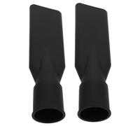 2 Pièces Suceur Plat, Embout Flexible Noir en Plastique | Compatibilité, Maniabilité Facile, pour Sièges Auto et Plinthes, Usage Maison et Détail Auto