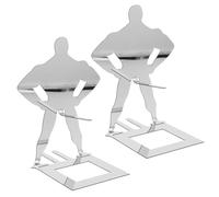 2 Pièces Support à Saucisses Barbecue en Acier Inoxydable, Pliable