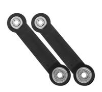 2 Pièces Support de Bras de Roulement de Planeur en Métal Noir, 6 Pouces | Fixation pour Fauteuil à Bascule, Rotation Silencieuse, Bricolage Maison, Entretien Intérieur