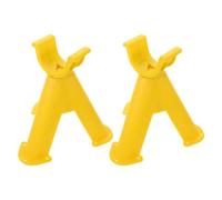 2 Pièces Support de Câble Trépied en PVC Jaune | Portable, Isolation Sûre, Résistance Uv, Installation Accélérée, Usage Travaux et Gestion des Câbles