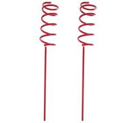 2 Pièces Support de Canne à Pêche Spirale en Acier Inoxydable | Ancrage Portable, Maintien sans Utilisation des Mains, Conçu pour Berges de Gravier, Rivières et Pêche du Bord en Plein Air