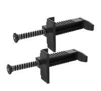 2 Pièces Support de Corde de Construction Noir Portable | Installation Rapide et Ajustement Facile, Résistant à L'usure, Dimensions 16.50x6.40x6.00 CM, pour Travaux de Maçonnerie