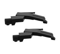 2 Pièces Support de Diamant pour Platine Vinyle, Noir, Plastique | Adaptateur de Bras de Lecture, Support de Montage pour Cellule Phono, Pièces de Réparation, pour Tourne-disque