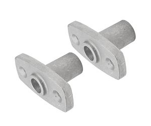 2 Pièces Support de Douille de Verrouillage de Rame en Aluminium moulé à Montage Supérieur, Tige de 1 à 2 Pouces, Support en Forme de T pour Bateau à Rames dans l'eau de Mer