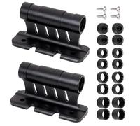 2 Pièces Support de Fixation de Fourche de Vélo avec Blocage Rapide pour Fourche à vélo pour Camion, Porte-vélo, Remorque pour 5/12/15x100mm 15x110mm