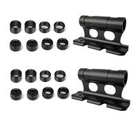 2 Pièces Support De Fourche Vélo Alliage D'aluminium, 8 Pcs Caches Latéraux | Support De Fourche De Vélo, Support De Fourche De Vélo En Portabilité, Pour 5/12/15x100mm, 15x110mm