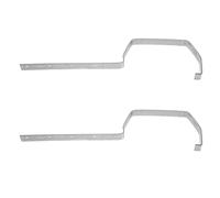 2 Pièces Support de Gouttière de Toit en Fer, Robuste | Conception Fendue Spéciale, Montage sur Planche de Rive, Argenté, Usage Polyvalent pour Remplacement