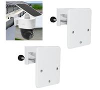 2 Pièces Support de Gouttière en Acier Inoxydable Compatibles avec Eufy Security Solocam S340/E30/E42, Eufy 4G LTE Cam S330, Résistant Aux Intempéries Antirouille, Installation sans Perçage