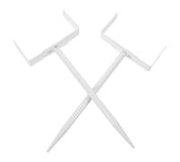 2 Pièces Support de Gouttière Réglable en Fer Blanc | Résistant à Rouille, Compatible Piquets D'extension, Installation sur Terrain Irrégulier et Murs