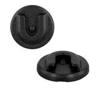 2 Pièces Support de Microphone Radio CB, Rond Supports de Micro pour Autoradio avec Dos Adhésif Support de Support de Microphone Radio CB Compatible avec Alinco Anytone Bao-Feng