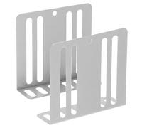 2 Pièces Support de Montage Audio Voiture en Fer, Kit Argenté | Installation Facile et Stable, Compatible Lecteur CD et Système Stéréo Auto, Paire D’accessoires