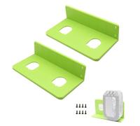 2 Pièces Support de Montage Mural de Batterie Vert Robuste Résistant à l'usure Installation Pratique Support D'outil électrique Support de Batterie pour RYOBI ABS Haute Dureté pour Ryobi One +