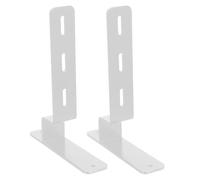 2 Pièces Support de Panneau Perforé de Bureau en Fer Blanc | Organisation du Bureau à Domicile, Installation et Démontage Faciles, Design Moderne Simple, Usage Espace de Travail