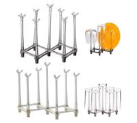 2 pièces Support de séchage de tasse, extensibles, Support égouttoir à bouteilles, Égouttoir à bouteilles rétractable, Porte-égouttoir pour bouteilles en verre, convenant aux tasses et aux assiettes