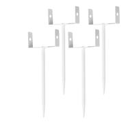 (2 pièces) Support de support de vidange modifiable en fer. Augmente le tuyau d'évacuation de 25,4 cm. Protège l'herbe de l'intensité. Sans danger pour une utilisation domestique et industrielle