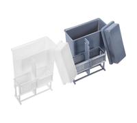 2 Pièces Support de Teinture pour Lames de Microscope en Plastique | Expériences de Science, Contrôle Précis et Usage Polyvalent, Rangement Pratique des Lames, Format Compact