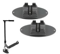 2 Pièces Support de Trottinette, Support pour Trottinette Universel, Support Trotinette Base Extra Stable, Scooter Rack Roue, pour Trottinette Professionnelle, Freestyle et Trottinette Stunt