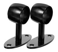 2 Pièces Support Main Courante en Acier Inoxydable Noir, 33 MM | Supports pour Rambarde Intérieure, Acier Inoxydable Résistant à Rouille, Montage Rapide, Usage Maison et Commerce